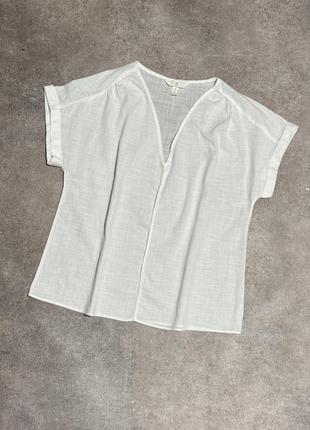 Новая хлопковая блуза h&m