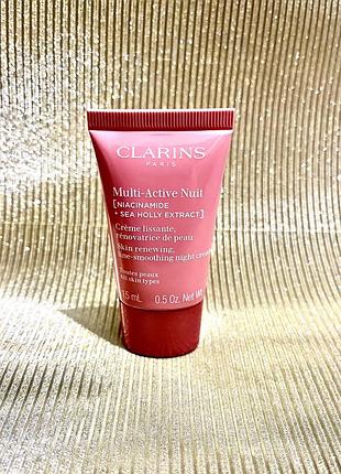 Ночной крем clarins clarins multi-active night moisturizer with niacinamide 15 мл 5