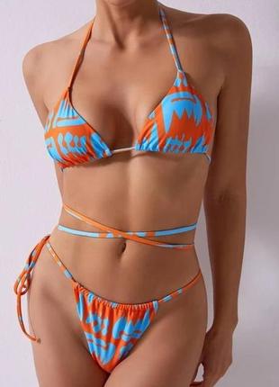 Яркий купальник из парео 🔥🔥🔥