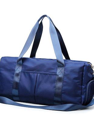 Сумка спортивная merlion, 50x24x26cm, с плечевым ремнем, blue
