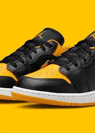 Кросівки nike air jordan 1 low жовті yellow 40,5 розмір