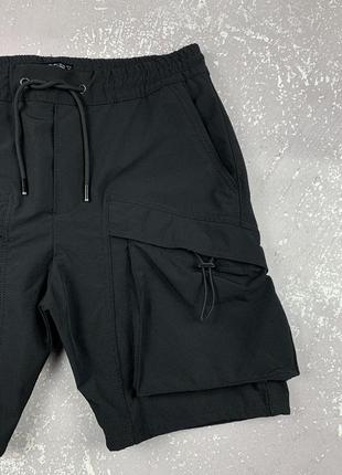 Zara man cargo чоловічі карго шорти з кишенями бермуди2 фото