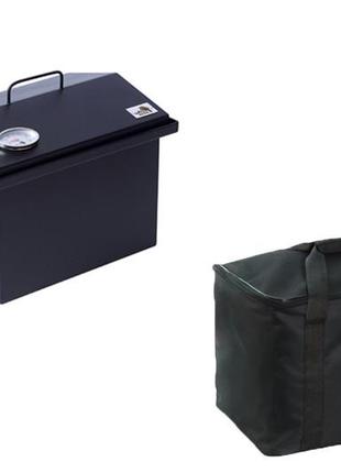 Коптильня с термометром smoke house m thermo с сумкой