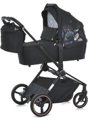 Коляска універсальна 2в1 me 1091-b persona black art