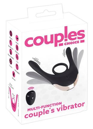Багатофункціональний вібратор для двох couples choice multi-function  bunny