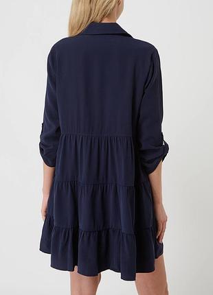 Ярусное платье оверсайз. свободное платье рубашка2 фото