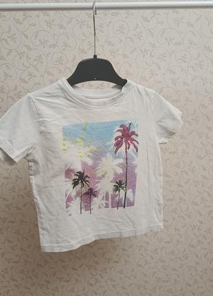 🔥 распродаж 🔥 детская футболка primark на 2-3 р. 100% cotton