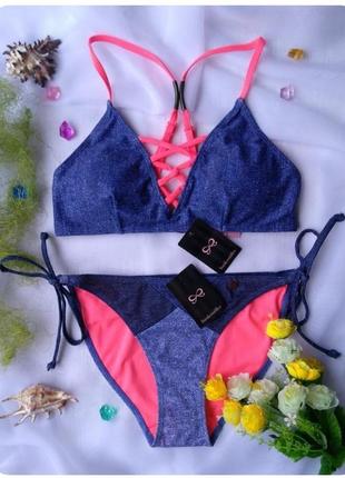 Раздельный купальник- бралетт hunkemoller с поролоновыми вкладышами