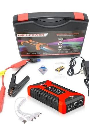 Пускозарядное устройство high power hb29 12в 99800мач, аварийный фонарь, 4xusb