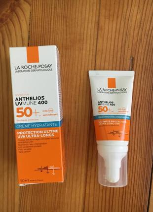 Сонцезахистний зволожувальний крем з спф 50+