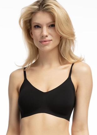 Julimex infinity soft bra бесшовный бюстгальтер с мягкой чашкой без косточек чорний