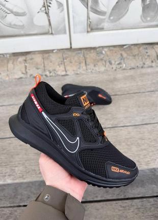 Кроссовки летние сетка nike черные