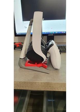 Тримач для гарнітури та геймпаду dualsense для playstation 53 фото