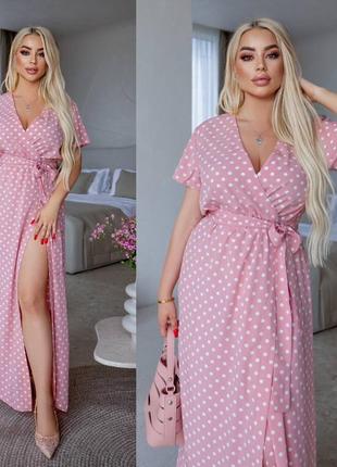 Эффектные длинные платья, платье на запах макси длины2 фото
