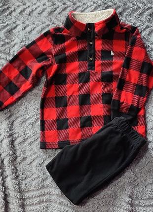 Флисовый костюм carter's