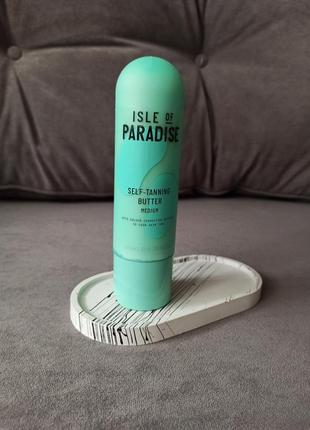 Насичене масло для поступової засмаги для тіла isle of paradise gradual self-tanning butter 200ml