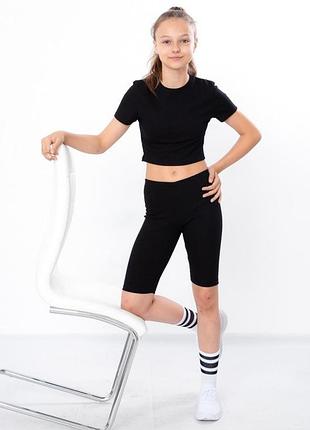 Комплект для девочки подростковый (топ+велосипедки), 467 грн