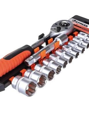 Набір торцевих головок 1/2" з тріскачкою, 12шт / універсальний набір інструментів головок для авто