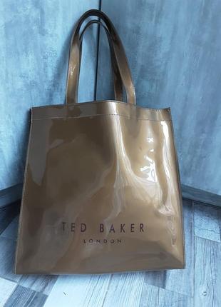 Вінілова сумка шопер ted baker.