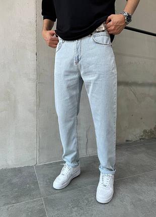 Джинсы мужские синие мом