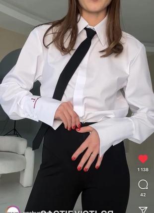 Коттоновая классическая рубашка от украинского бренда one by one