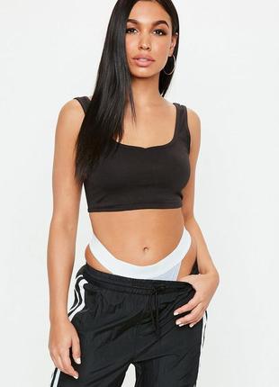 Кроп-топ missguided / m / колір чорний