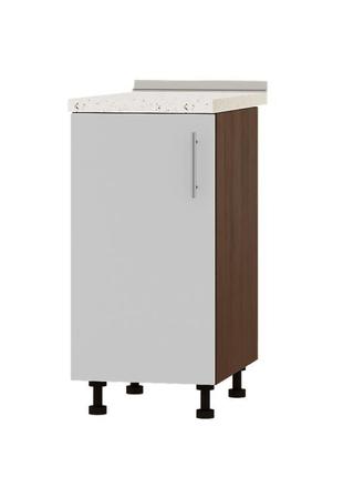 Кухонный модуль нижний эверест оптима н83-400 нимфея альба (без столешницы) 40х47х82 см (dtm-3744)