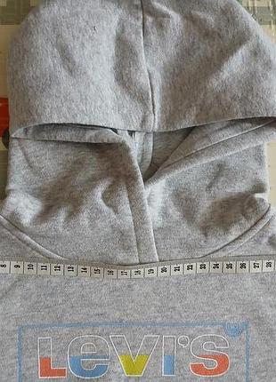 Утеплений  полувер худі толстовка levi's 110 116 5-6 р
