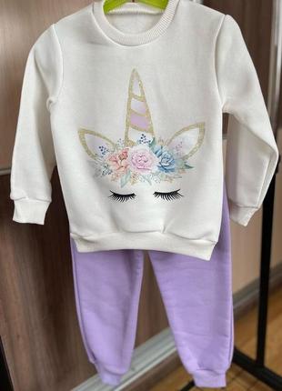 Спортивный костюм на девочку. хлопок