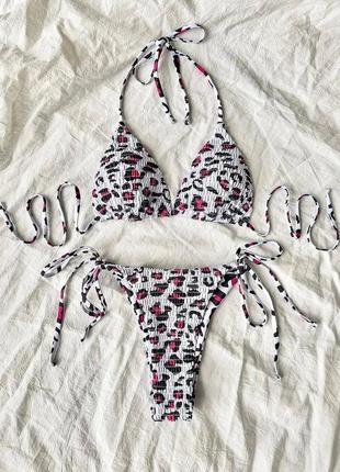 Яркий женский купальник жатка msm