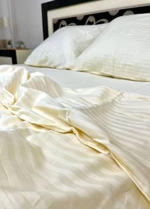 Постільна білизна страйп сатин