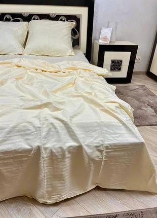 Постільна білизна страйп сатин