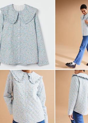 Куртка легкая h&m с большим воротником xs