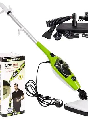Универсальная паровая швабра 10в1 cleanfix steam power mop 10x ручной пароочиститель-щетка для уборки