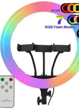 Кільцева led-лампа rgb mj36 (36 см)