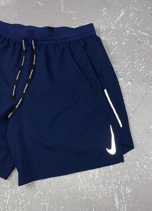 Nike running dri fit 2 в 1 шорты для бега с лосинами4 фото