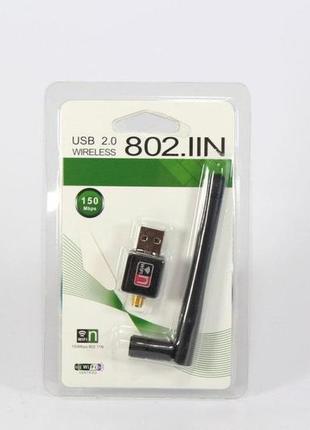 Usb wi-fi адаптер wf-2 real lv-uw10-антена для комп'ютера, ноутбука 1*120 hs-93