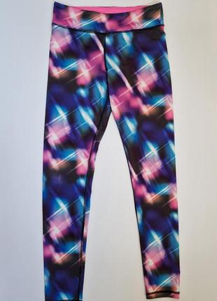 Яркие спортивные лосины леггинсы девочке h&m sport  эластичные