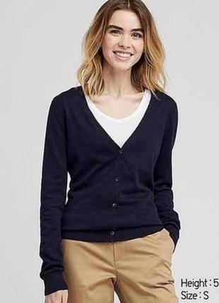 Брендові кофта светр кардиган на гудзиках uniqlo