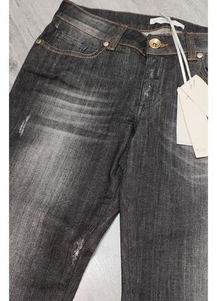 Италия фирменные yes miss джинсы трубы слим скинны брюки брюки5 фото