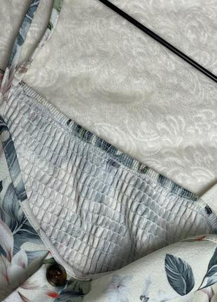 1+1=3 🌸 сукня сарафан бюстьє а-силуету кримплен в квітковий принт l 42