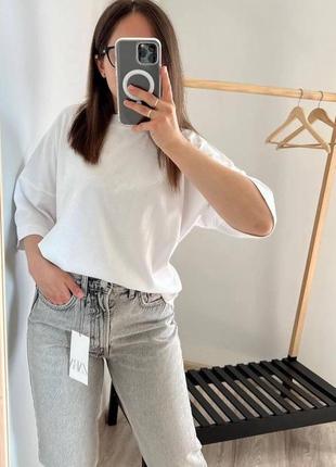 Базовая футболка оверсайз, женская