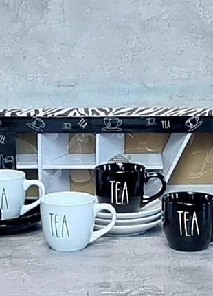Набір чайний 12пр. 230мл кавярня 1517-18 тм snt