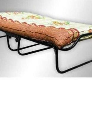 Розкладушка з матрацем без колес тм кремтеплобудплюс