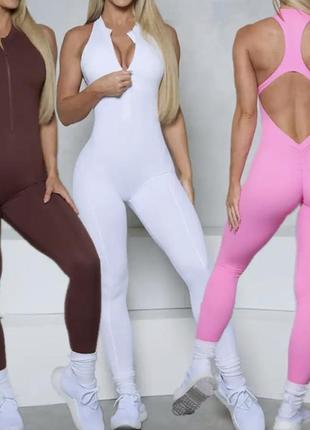 Комбинезон для фитнеса пуш ап эффект