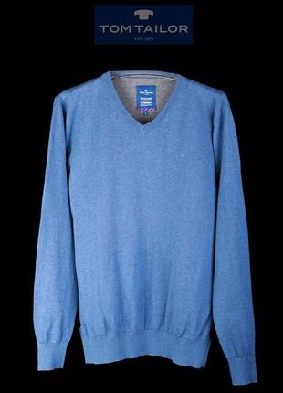 Трикотажный хб пуллоvер tom tailor  large 180/100a life_is_a_game play_it ±10у€в