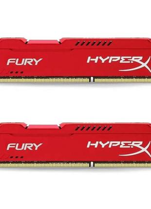 Оперативна пам'ять kingston hyperx fury ddr3-1866 16gb kit 2x8192mb pc3-14900 (hx318c10fk2/16)