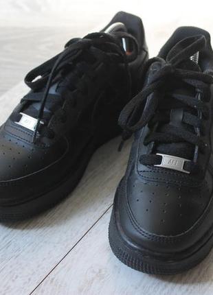 Женские кроссовки nike air force 1 low black оригинал 36-37 форсы найк9 фото