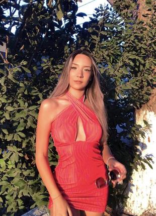 Платье огонь 😊