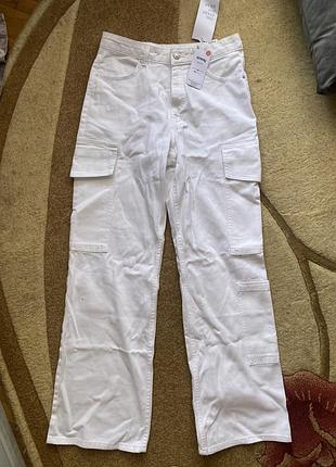 Брюки карго wide leg